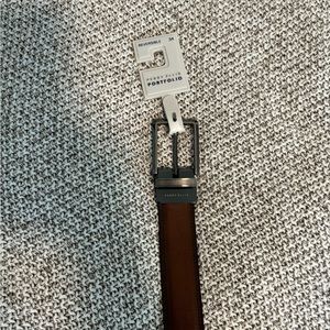 Perry Ellis Men's Reversible Belt - Black/Brown - NWT